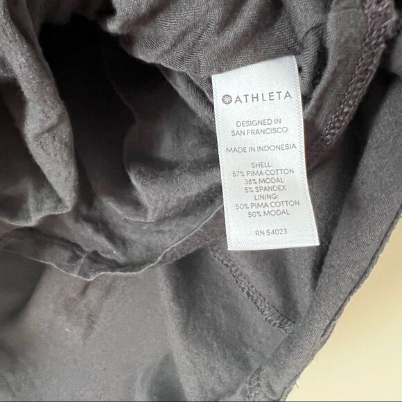 Athleta Carefree Long Sleeve Dress Grey Large Bodycon - Picture 5 of 6
